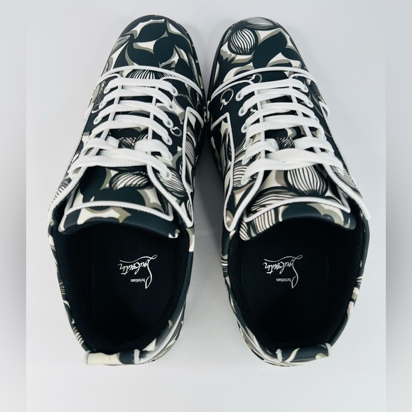 CHRISTIAN LOUBOUTIN Louis Junior Orlato Flat Petunia Men Sneakers EU 43 - US 10 - Picture 9 of 12